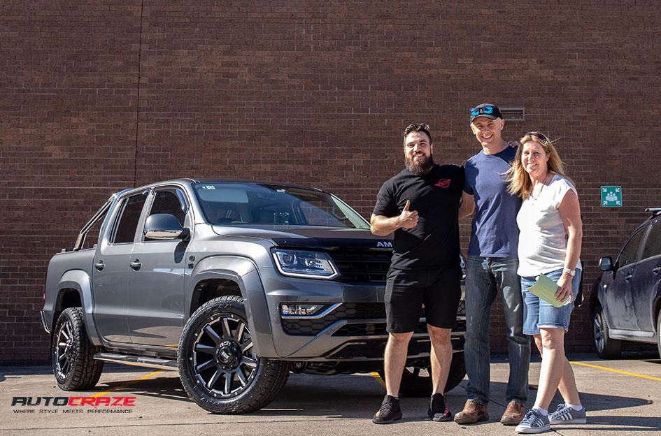 VOLKSWAGEN AMAROK GD05 MATTE BLACK MILLED ACCENTS